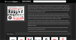 Desktop Screenshot of emisorasdeespana.com